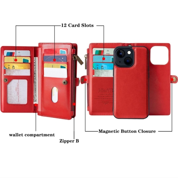 IPhone 14 plus phone case wallet - Picture 3 of 11